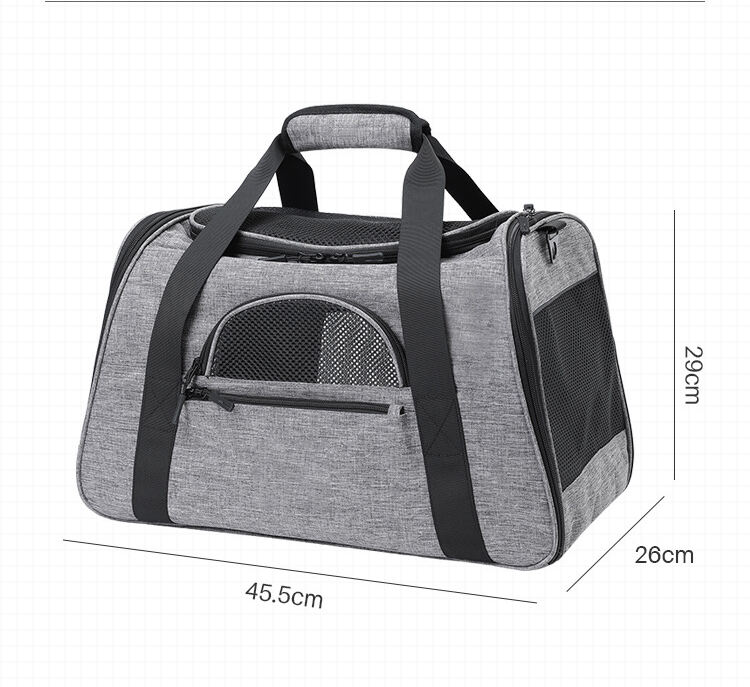 Pet Carrier for Small Medium Cats Puppies Airline Approved Carrier Soft Sided Collapsible Travel Dog Carriers Bag details