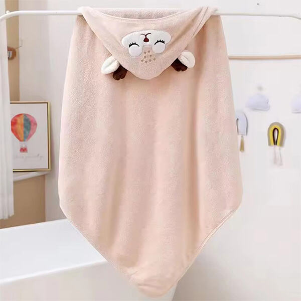 Snuggle Up with Your Little One in a Luxurious Newborn Hooded Bath Towel
