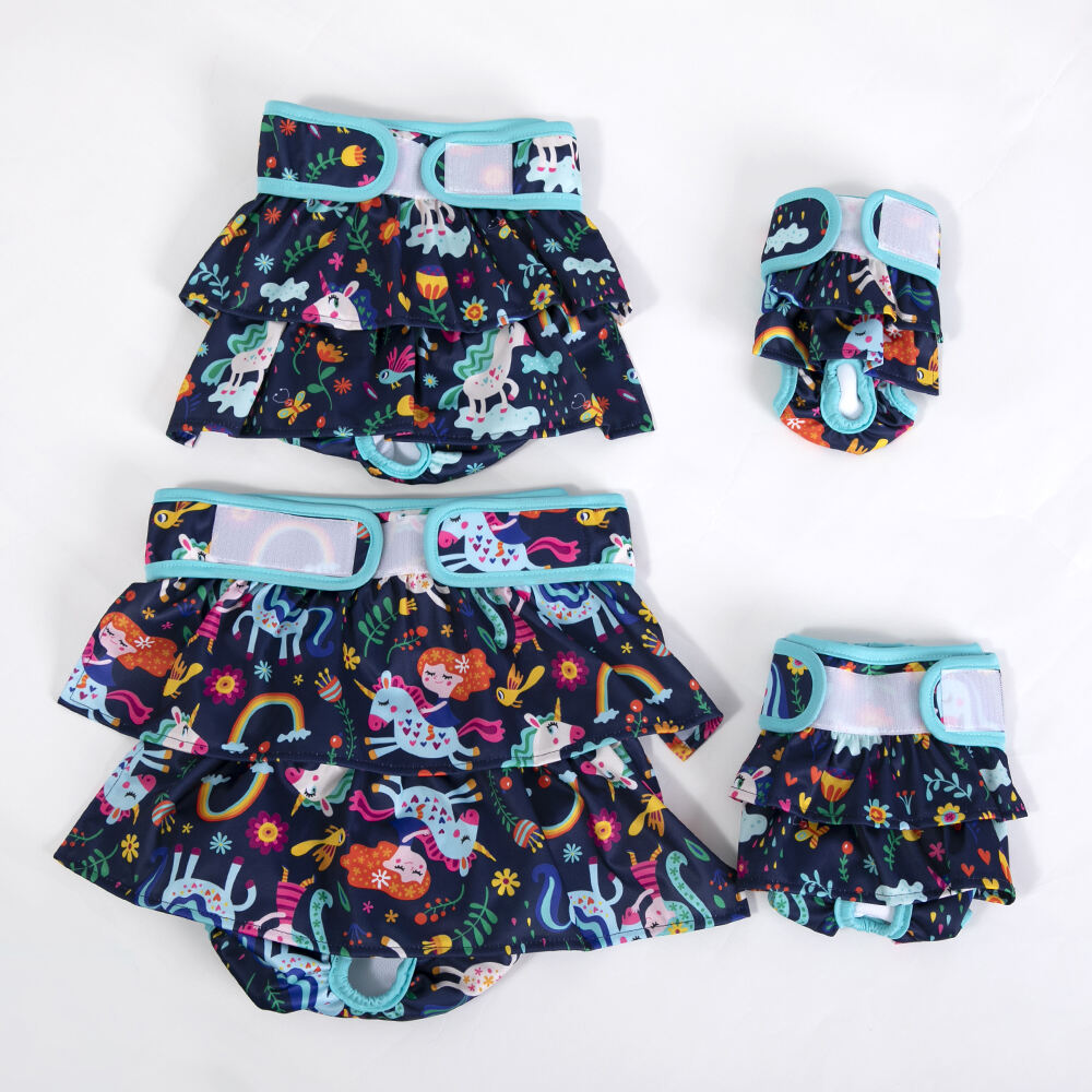 All sizes adjustable female dog lace dress diapers for outdoor use details