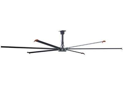 HVLS ceiling fan delivering quiet airflow across warehouses and distribution centers