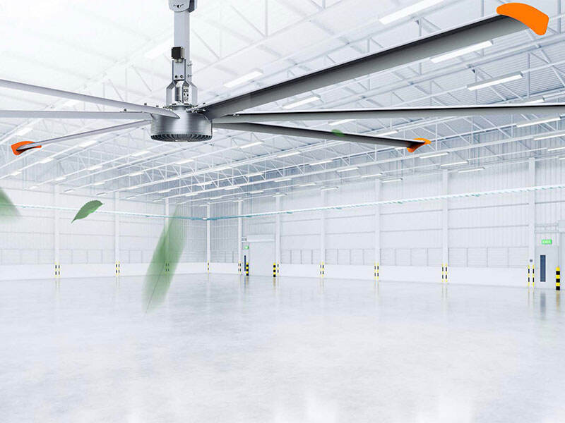 24ft 7.3m Hvls Fan Big Ass large  Fan Electric Industrial Ceiling Barn Fan factory