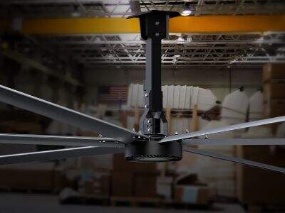 How do HVLS Ceiling Fans Work to Increase Warehouse Productivity?