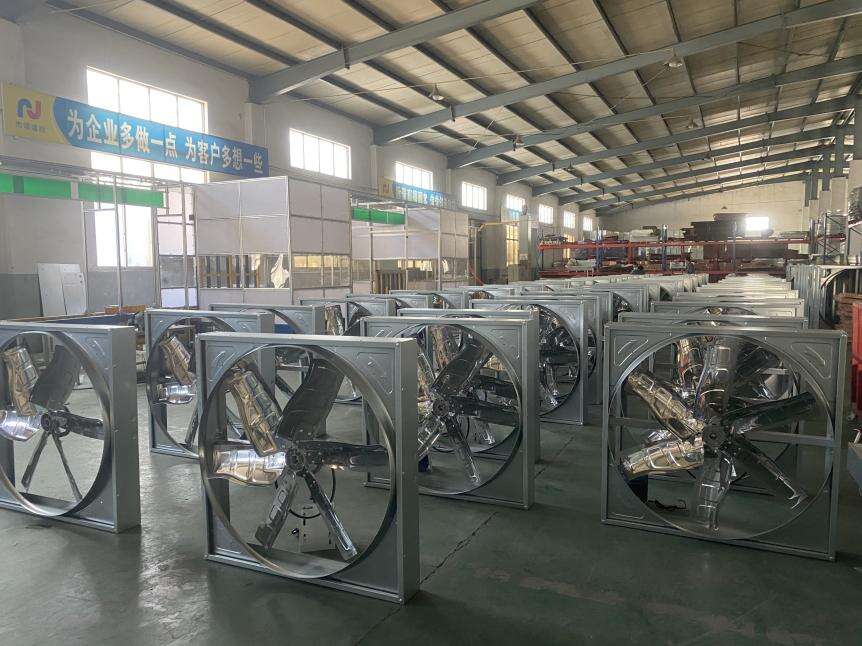 Durable material high volume factory price high quality 950mm round wall mounted ventilation fan for cowshed factory