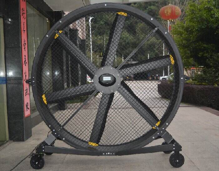 220V 80-Inch Movable Quiet Pedestal Fan 2000mm Aluminum Standing Floor Fan for gyms details