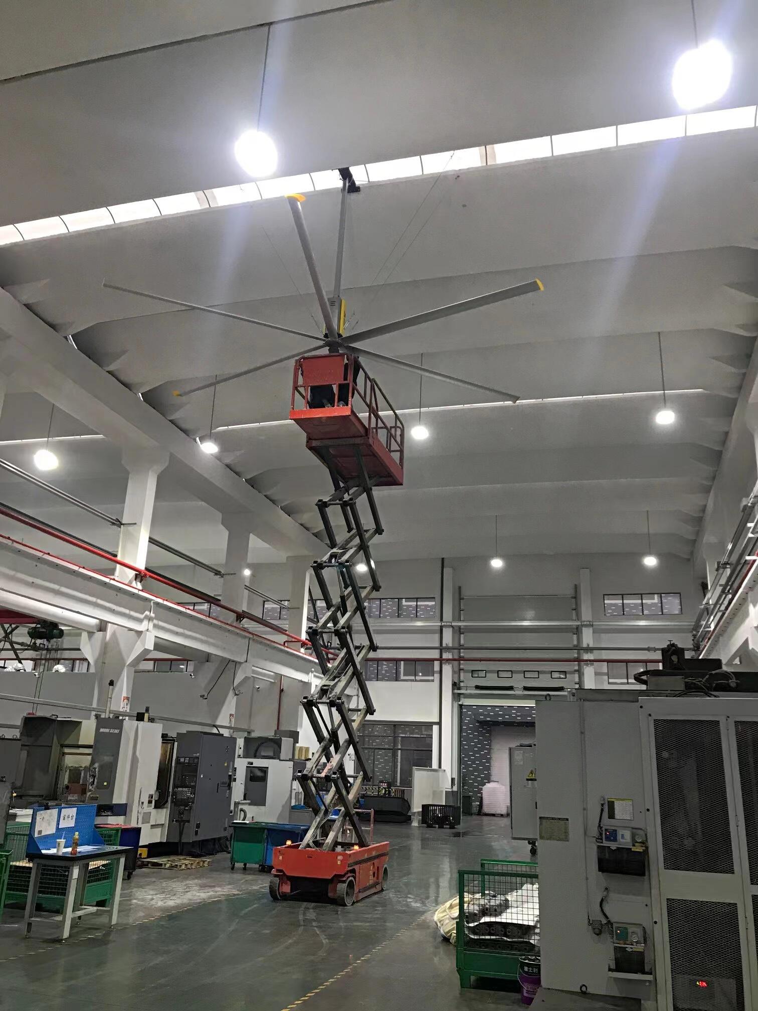 Church fan  24ft HVLS 7.3m Electric Large Industrial Ceiling Fans big Ventilation fan manufacture