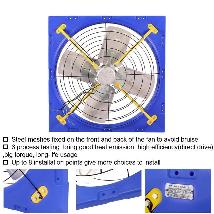 1.2m Cattle Shed Ventilation Greenhouse Fan Dairy Exhaust Fans Cow House Exhaust Fan details