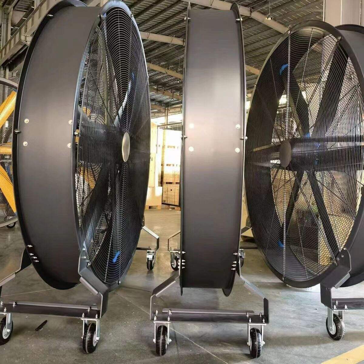 large size 2m PMSM  movable large stand floor fans for sports area manufacture