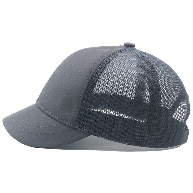 A thin, short-brimmed quick-drying baseball cap
