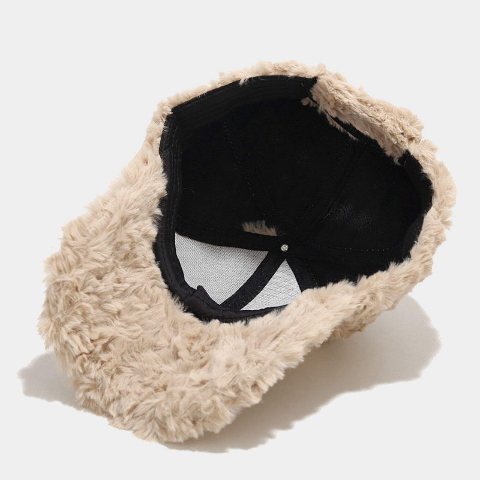 Custom plush baseball cap