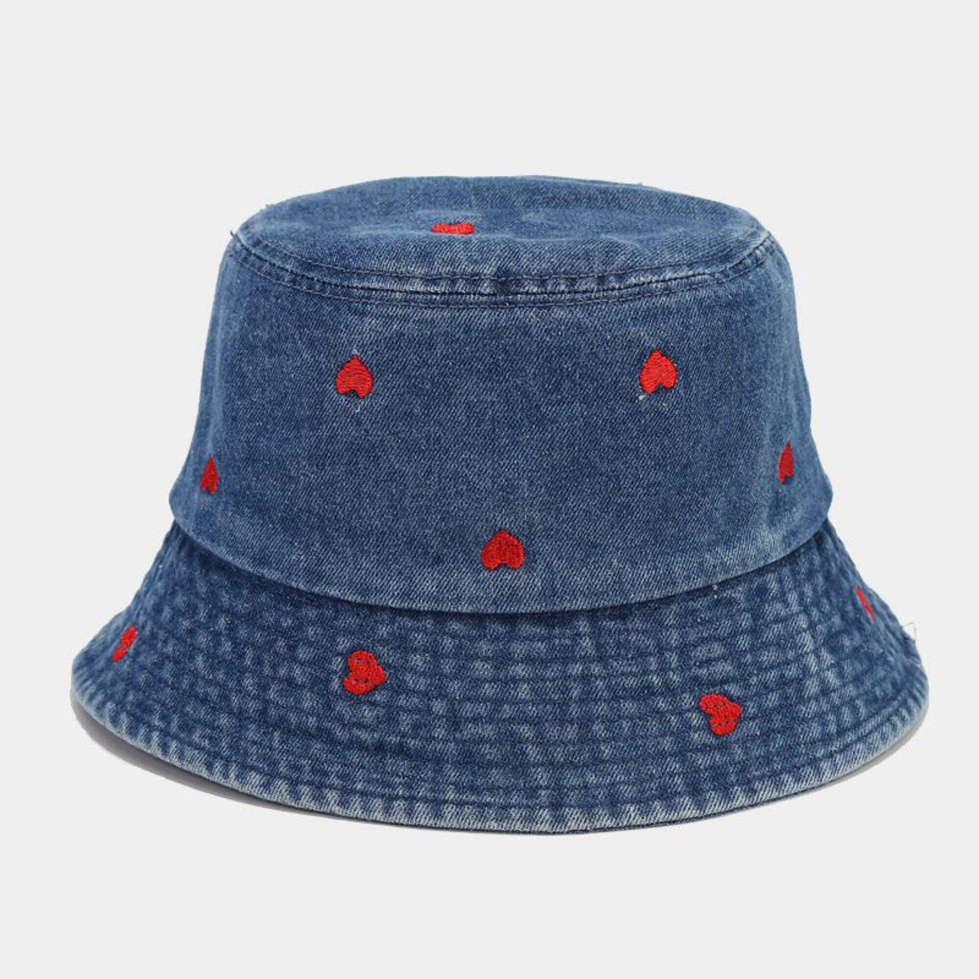 Custom little love embroidered bucket hat