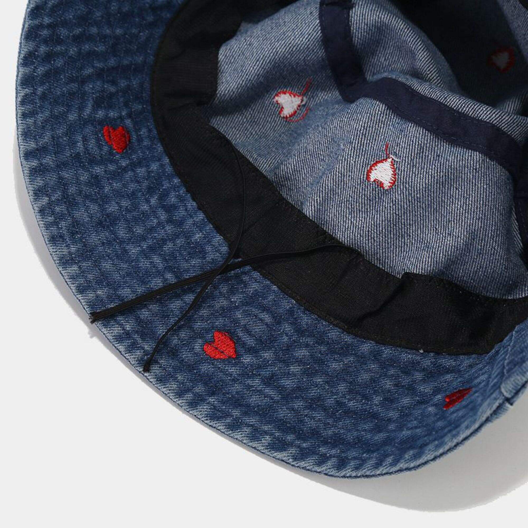 Custom little love embroidered bucket hat