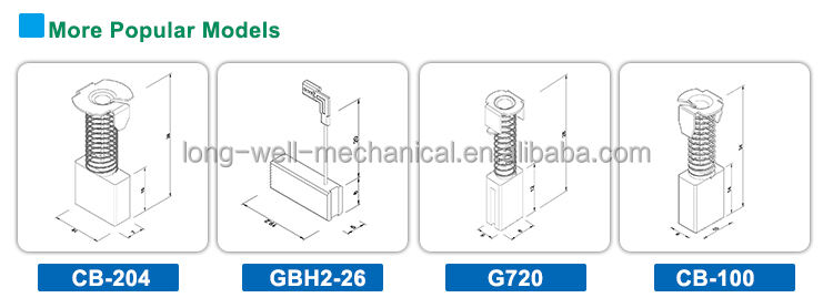 Supply all kind of carbon brush in low quantity  fast delivery in stock  CA-05B supplier