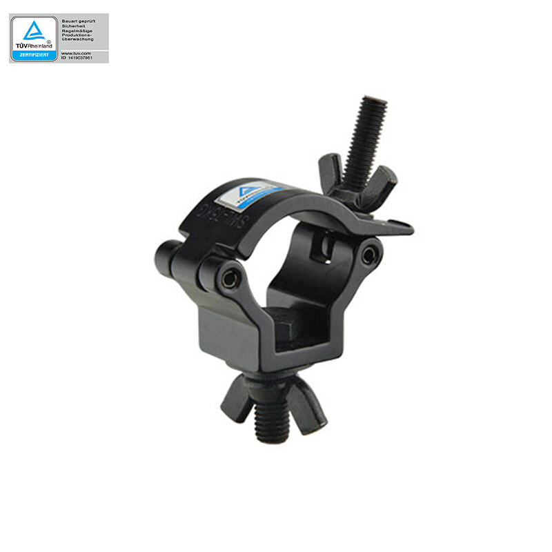 Heavy Duty Aluminum Alloy Clamp CJS3501B 32-35mm OD Tubing Compatible Truss Display System Accessories Hook