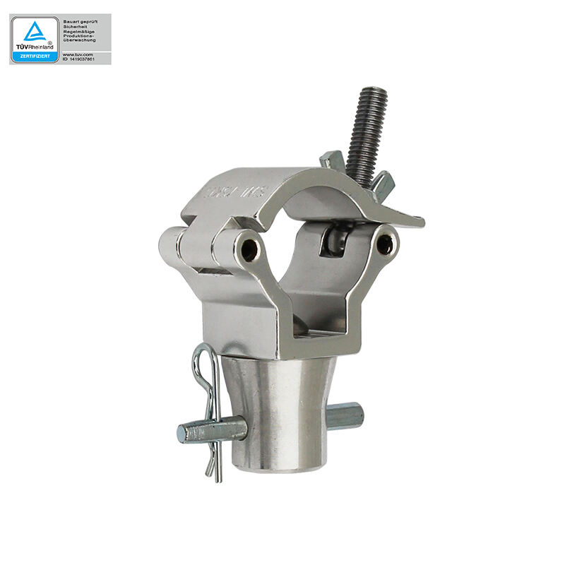 Aluminum Pipe Truss Clamp CJS3501D 32-35mm OD Tubing Compatible 75kg Load Bearing Coupler Hook Design