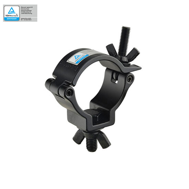 Black Aluminum Truss Clamp Mini 360 CJS5001B Compatible With F24 Truss 48-51mm Tube Width 30mm