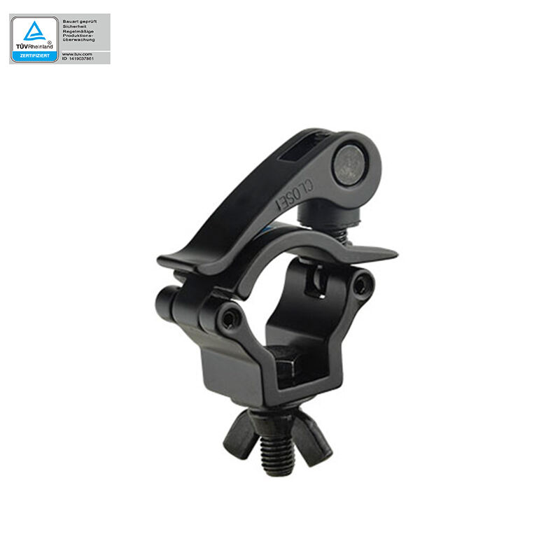 Black Aluminum Truss Clamp Mini 360 CJS3501EB Compatible With F24 Truss 32-35mm Tube Width 30mm