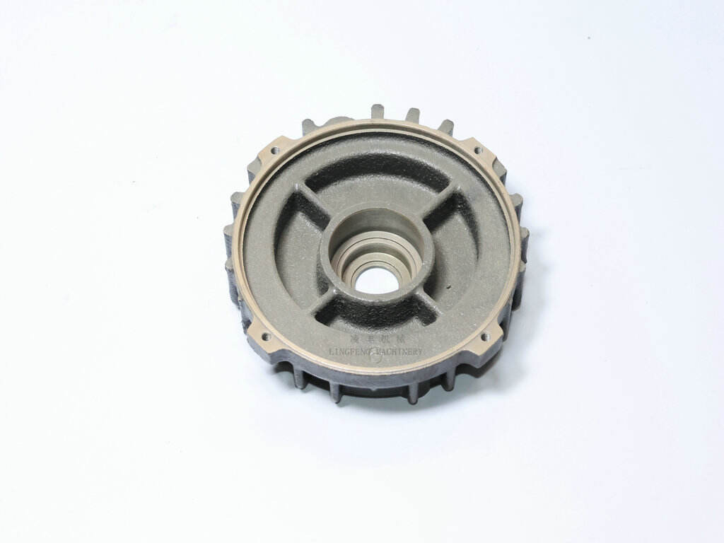 gray cast iron foundry Customized OEM motor end cover Sand Casting  grey iron casting cnc machining flange cover  GG20 GG25 factory