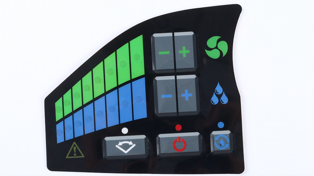 Membrane switch with slim design