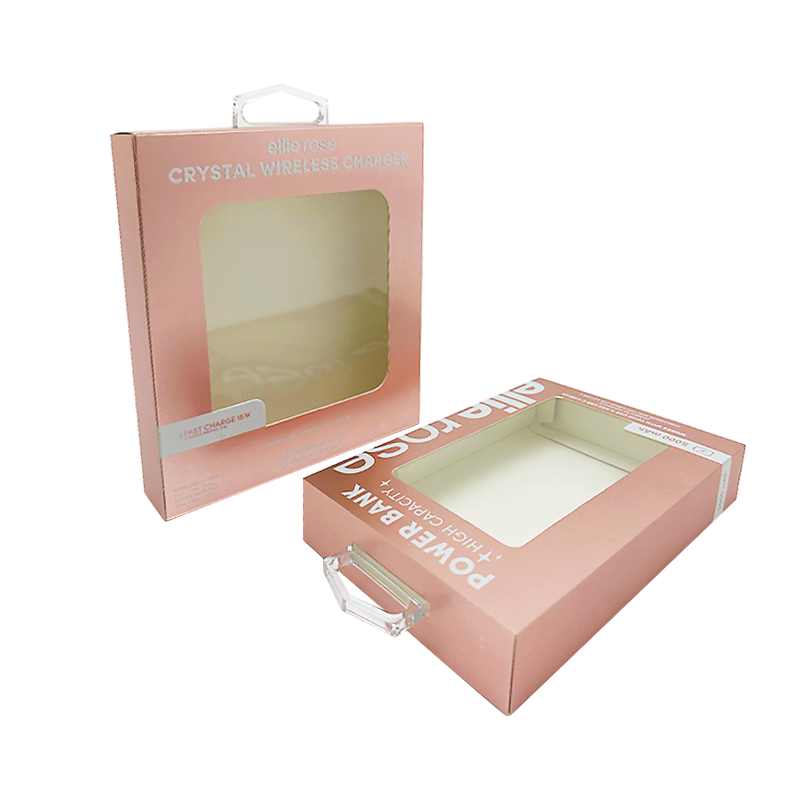 Rectangular paper box Folding paper box Color box Packaging box Printing box containing plastic tray