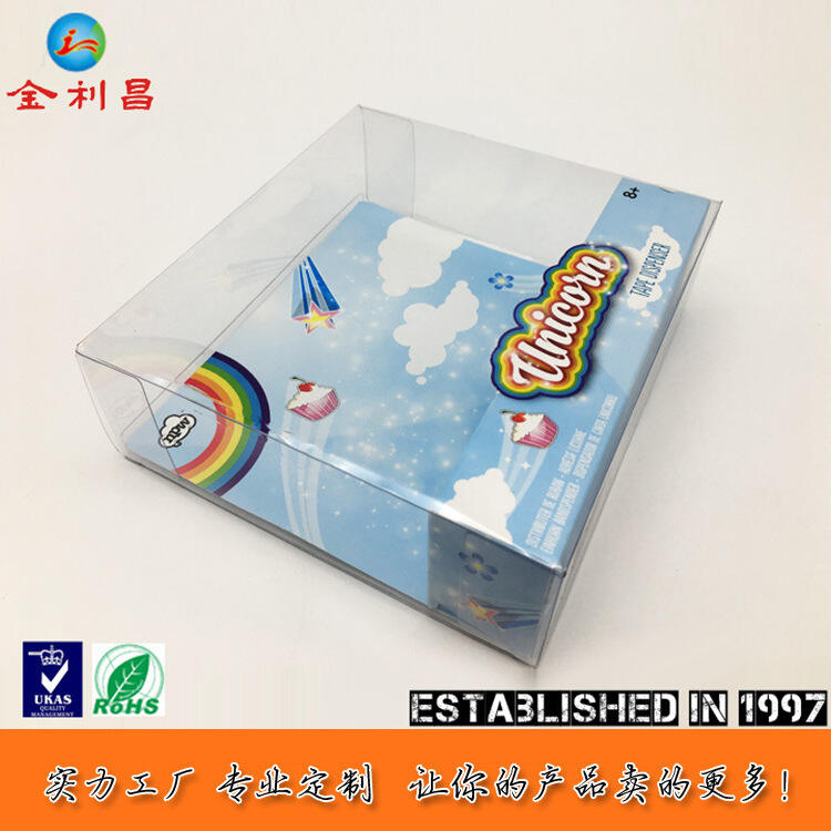 Paper card box transparent blister packaging