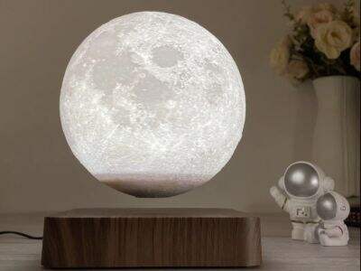 Create a Cosmic Ambiance with the Mesmerizing Magnetic Levitating Moon Lamp