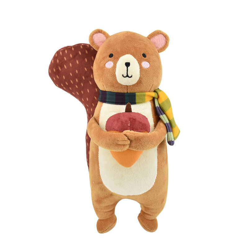 High Quality Bear Doll Custom Design Cute Cartoon Animal Stuffed Soft Plush Toys Bear with Neckerchief