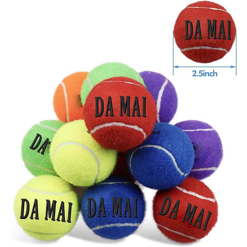 Factory Price Eco-friendly Interactive Squeaky Pet Toys Tennis Ball for Training Dog
