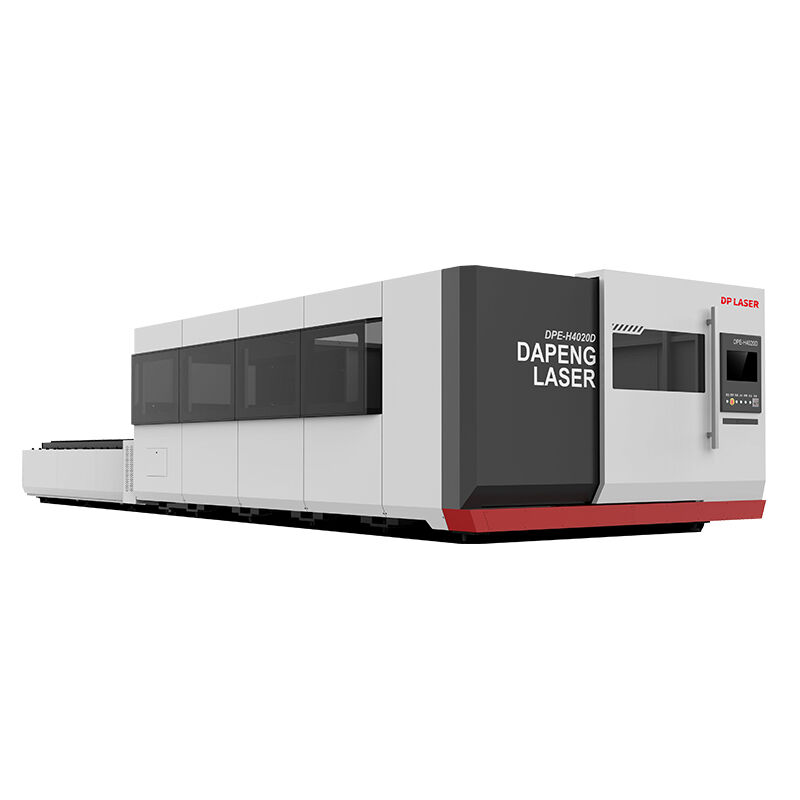 4020DH-Whole Cover Exchange Table Metal Sheet Fiber Laser Cutting Machine