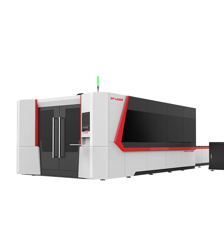 انتخاب ماشین برش لیزر فایبر با سیستم حمل و نقل خودکار DP LASER