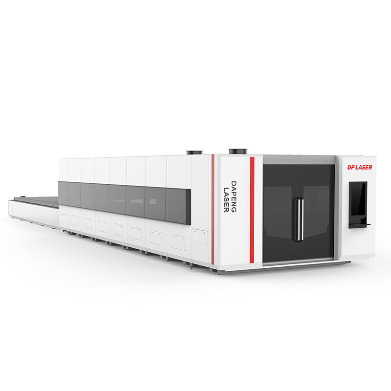 H8025D-Exchange Table Fiber Laser Cutting Machine With Whole Cover