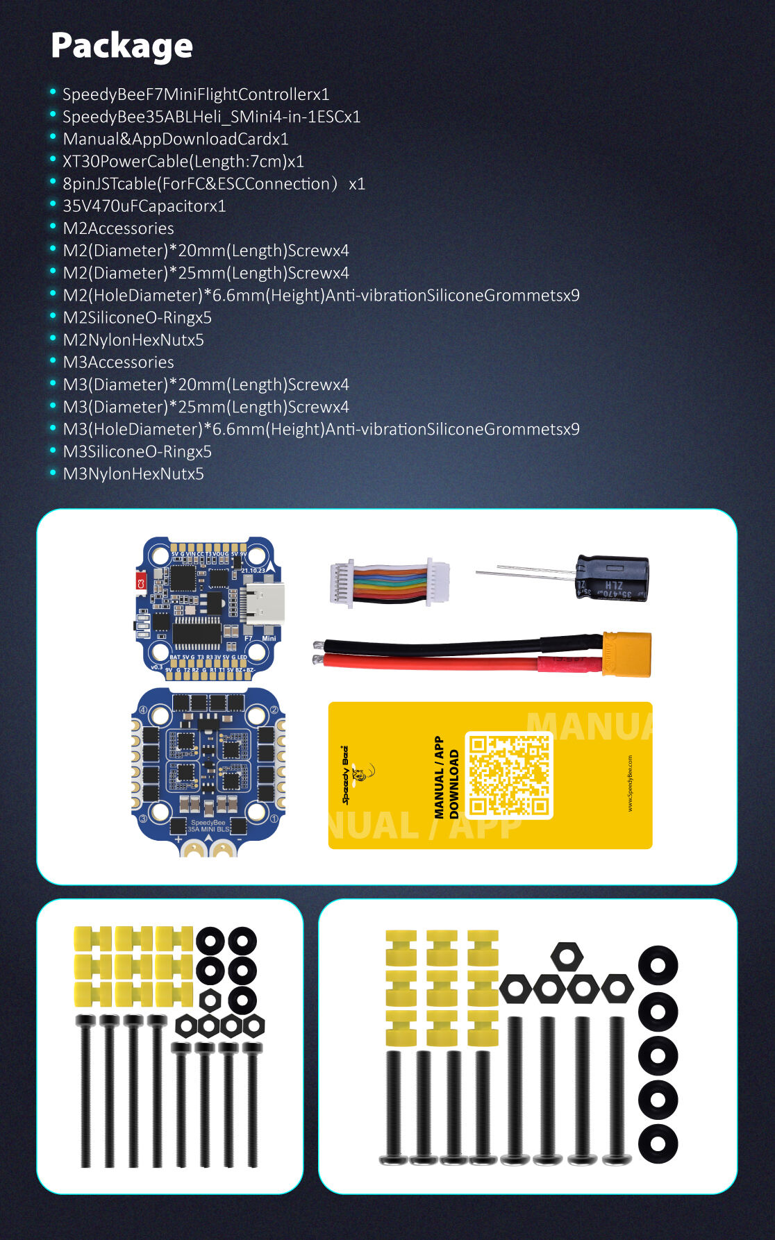 Speedybee F7 Mini 35a 3-6s 20x20 8-bit Flight Controller Fc Esc Stack Inav Emuflight Betaflight Fpv Racing Drones Accessories manufacture