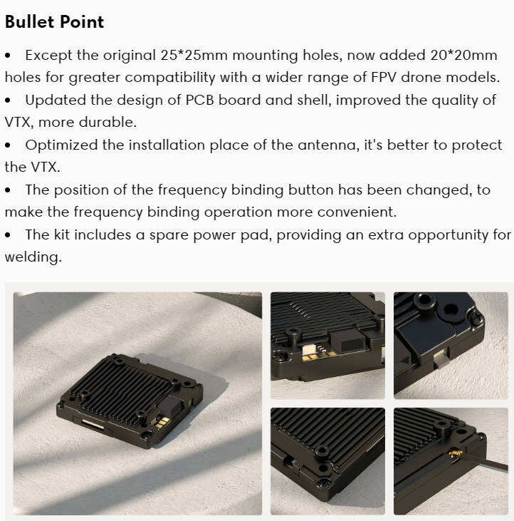 Walksnail Avatar HD VTX V2 Module (Dual Antennas Version) factory