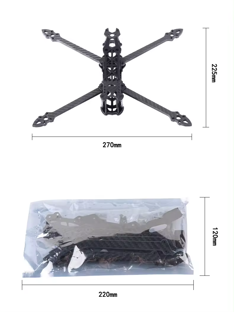 Mark4 7inch 295mm  Racing Drone Quadcopter Freestyle Frame Kit Racing Freestyle Long Range Diy Freestly Quad Uav 7inch Fpv factory