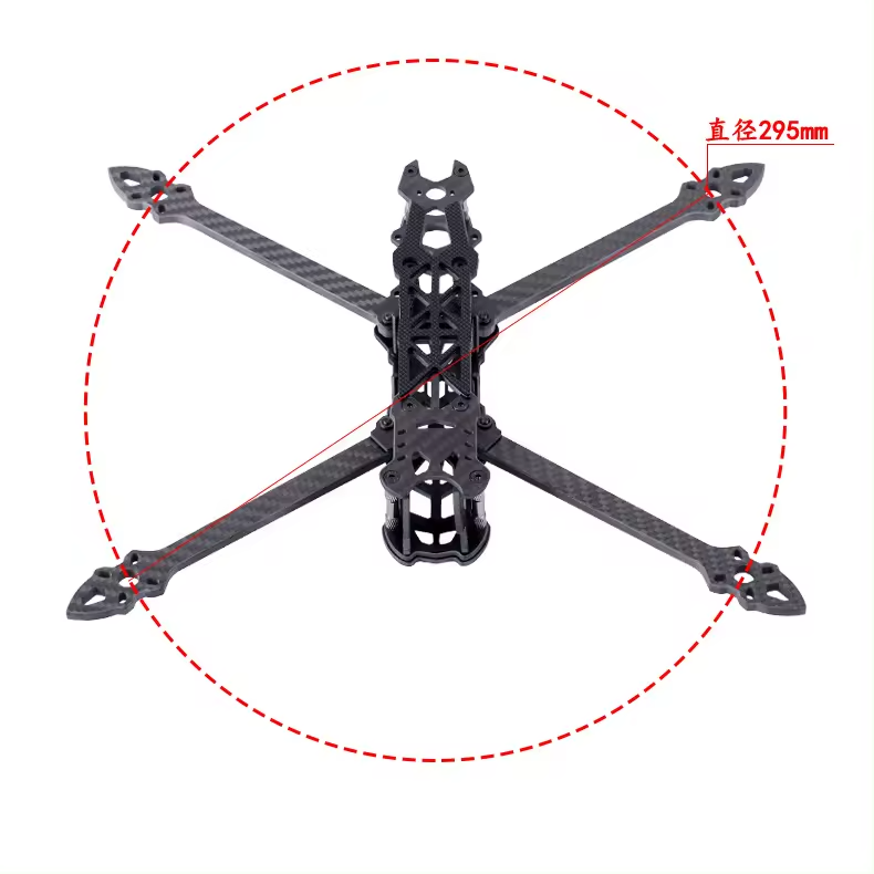 Mark4 7inch 295mm  Racing Drone Quadcopter Freestyle Frame Kit Racing Freestyle Long Range Diy Freestly Quad Uav 7inch Fpv supplier