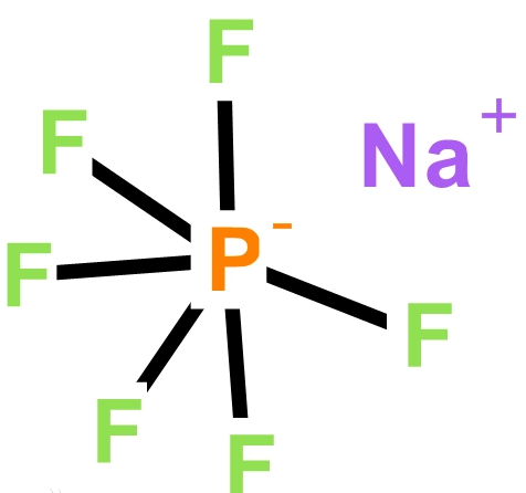 Fabrication d'hexafluorophosphate de sodium CAS 21324-39-0 F6NaP