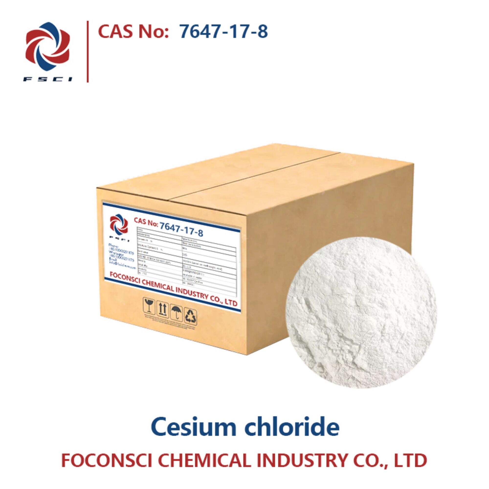 Chlorure de césium CAS 7647-17-8