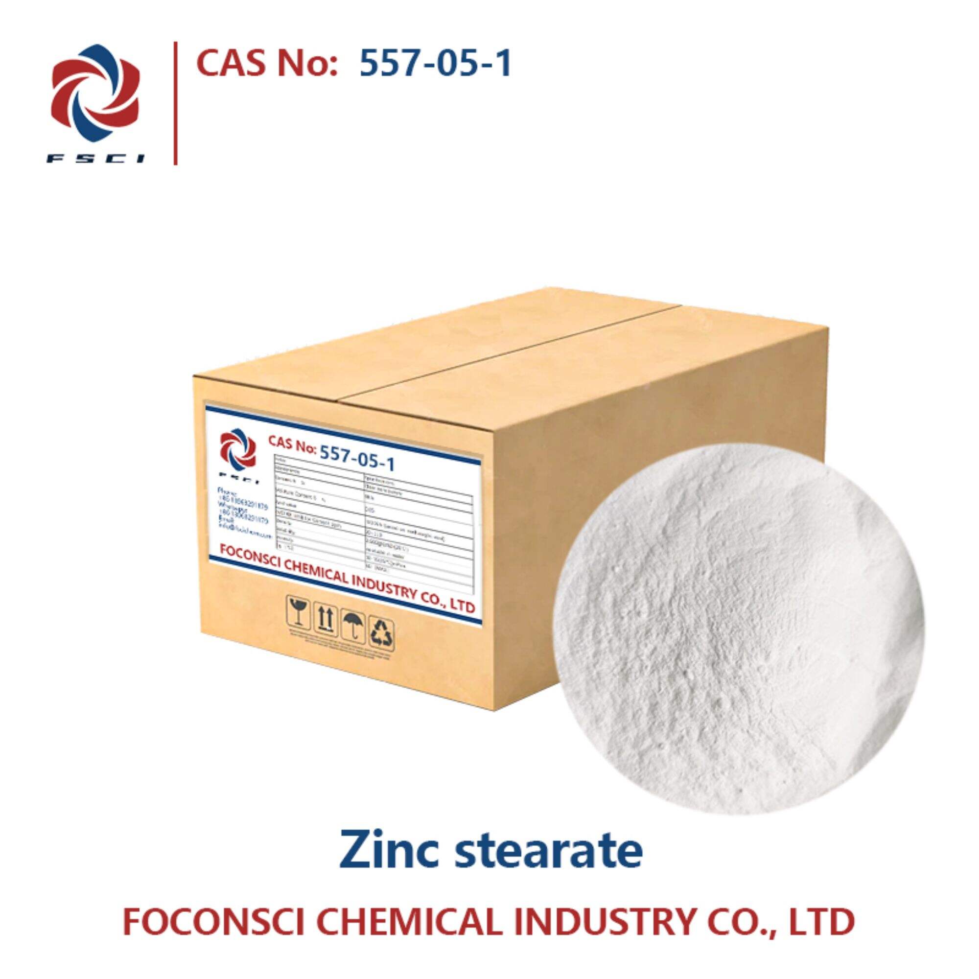 Stéarate de zinc CAS 557-05-1