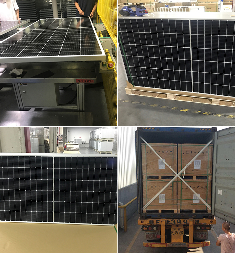 Lovsun Solar Panel Rotterdam Warehouse 550W 560W 600W Monocrystalline Panel PV Module factory