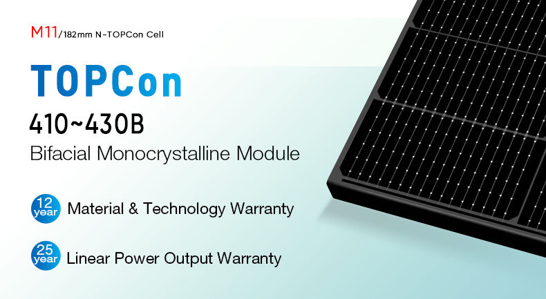 Lovsun Topcon All Black Bifacial Monocrystalline Module 410w 420w 430w Solar Panel manufacture