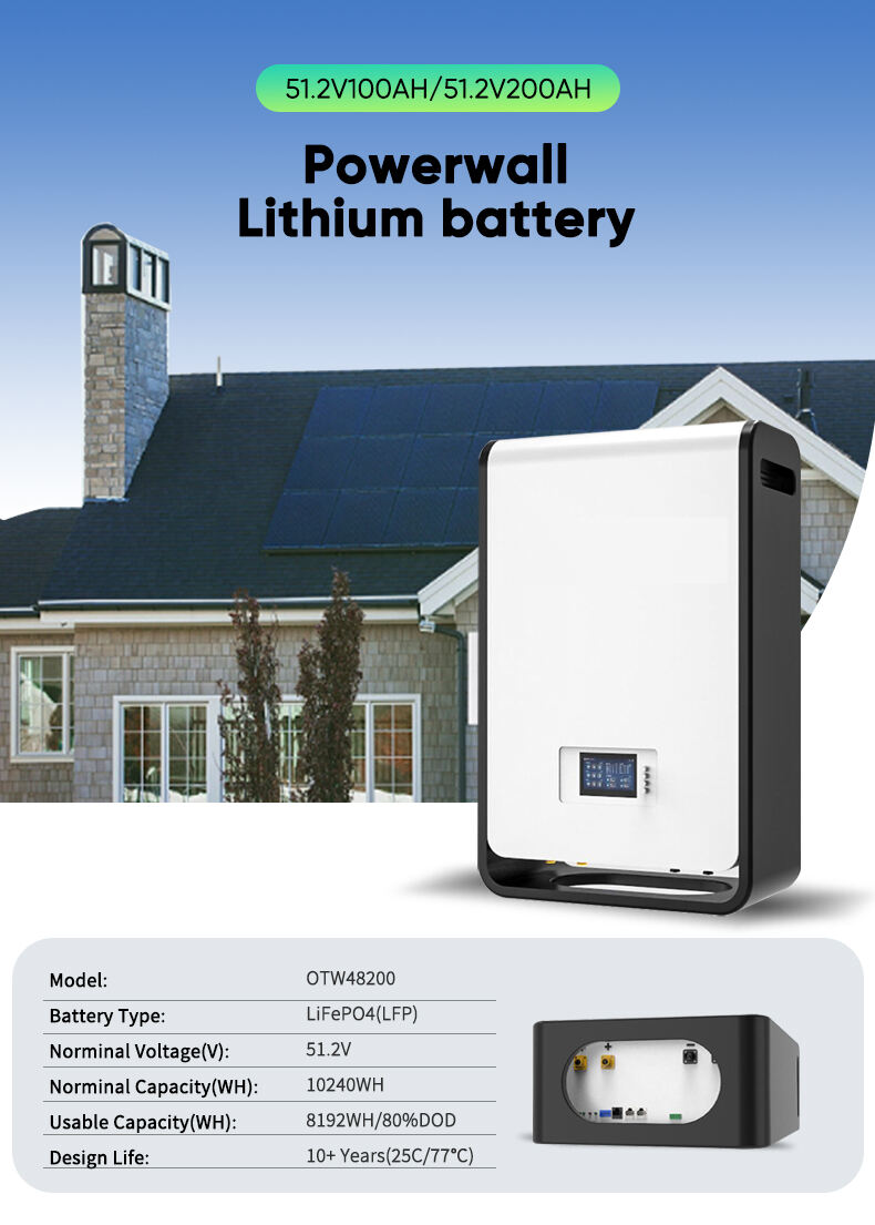 Lovsun EU stock Powerwall Lifepo4 51.2v 100ah 200ah 400ah Home Solar System Lithium Ion Battery 5kwh 10kwh 20kw Powerwall manufacture