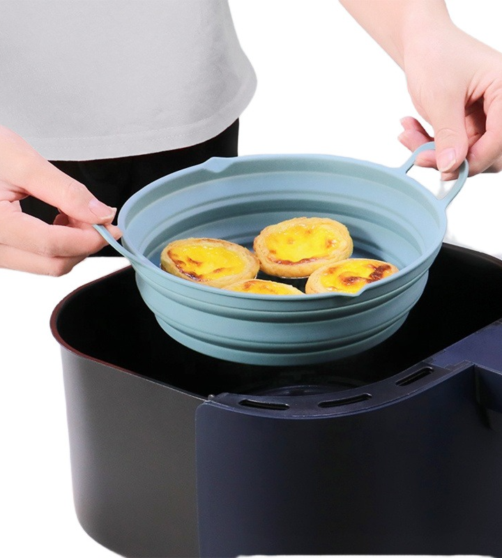 Customizable Silicone Air Fryer Liners from Hewang Silicone