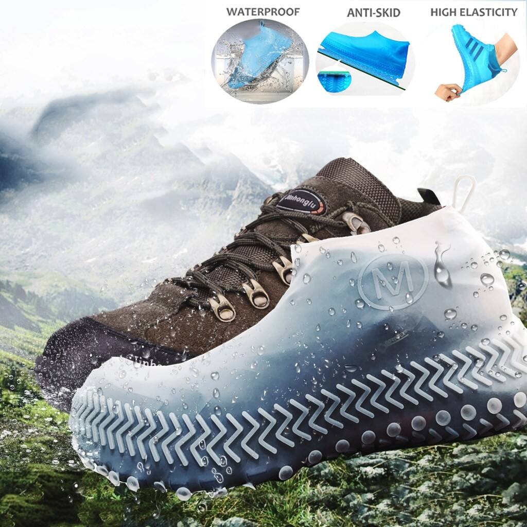 Eco-Friendly Reusable Non Slip Waterproof Shoe Covers with Suction Cup supplier