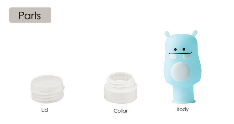 Cartoon Cute Empty Squeeze Silicone Travel Bottle manufacture