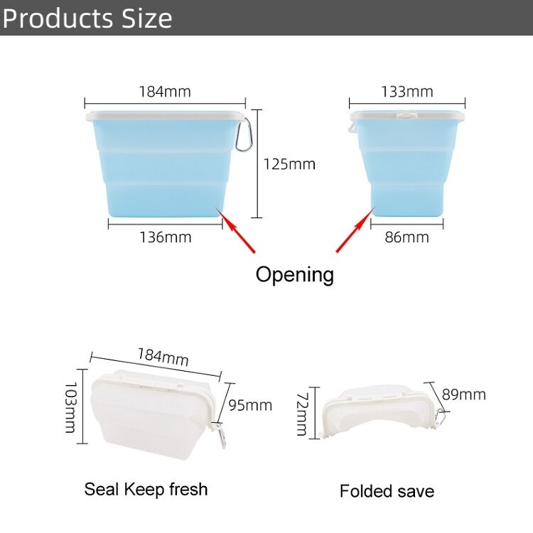 Reusable Silicone Foldable Food Storage Bag for Snack Vegetable factory