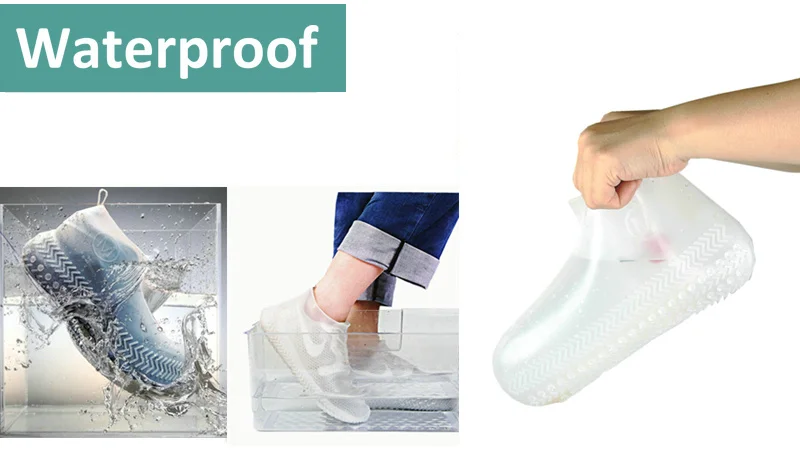 Reusable Eco Friendly Non Slip Waterproof Shoe Cover details