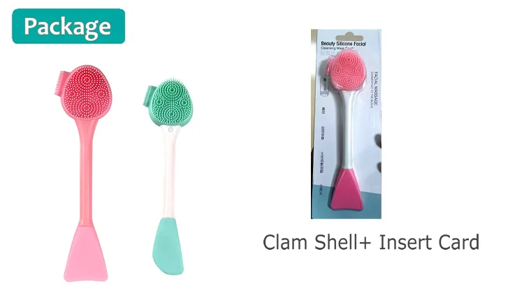 2 Molded Silicone Facial Cleaning Mask Brushes supplier