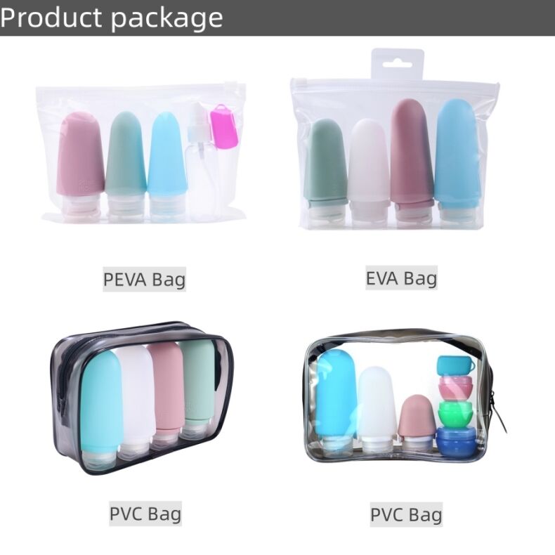 Portable 1oz 30/60/90ml Silicone Squeeze Travel Bottles For Cream factory