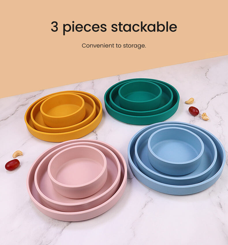 Unbreakable Non-toxic Silicone Dish Plates Pan for Dumpling&Pasta supplier