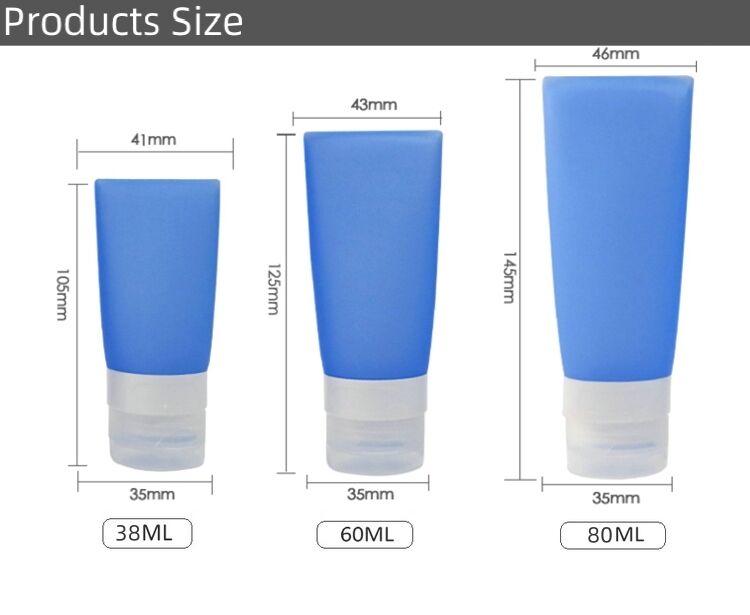 Colorful Silicone Leakproof Squeeze Bottle Set for Travel supplier