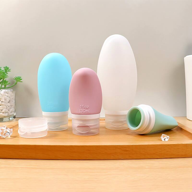 30ml 60ml 90ml Leakproof Empty Shampoo Silicone Bottle for Travel  supplier